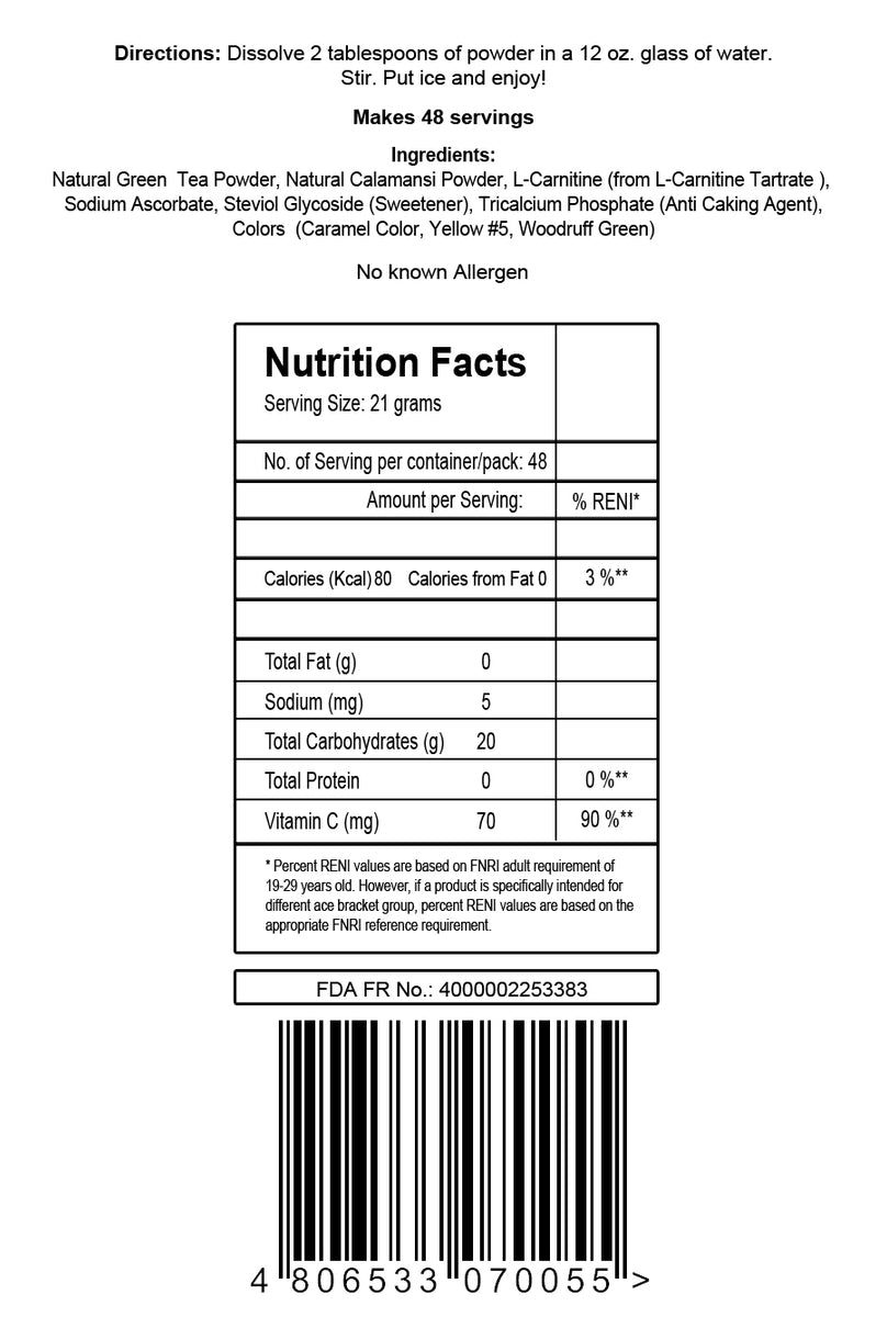 GMAX Keto Drink Mix 1 Kilo Pack Makes 50 Glasses GMax Keto